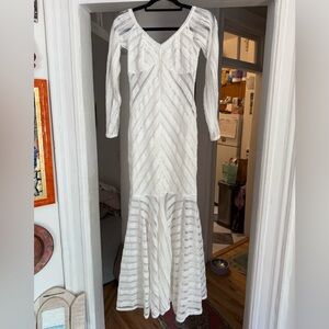 CHARO RUIZ IBIZA size medium NWT
Souley off-the-shoulder stretch-lace maxi dress